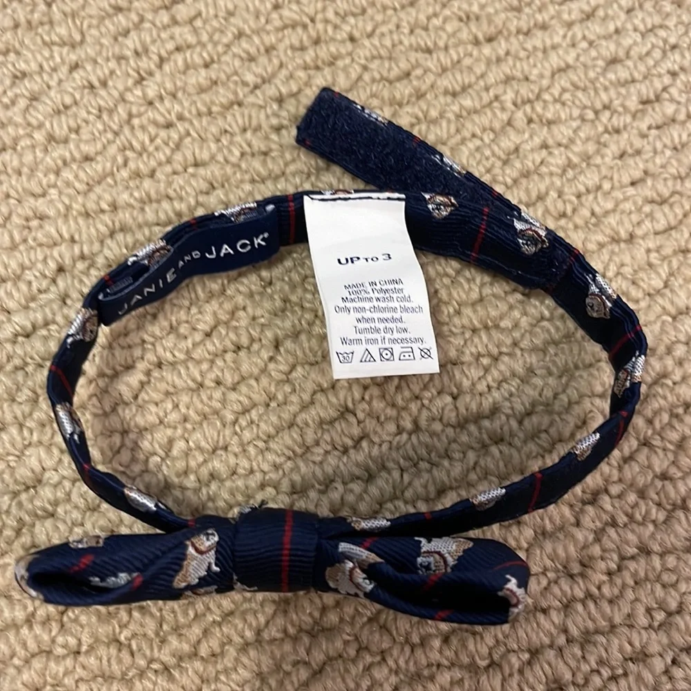 Janie and Jack Dog Bow tie - 0-3 years